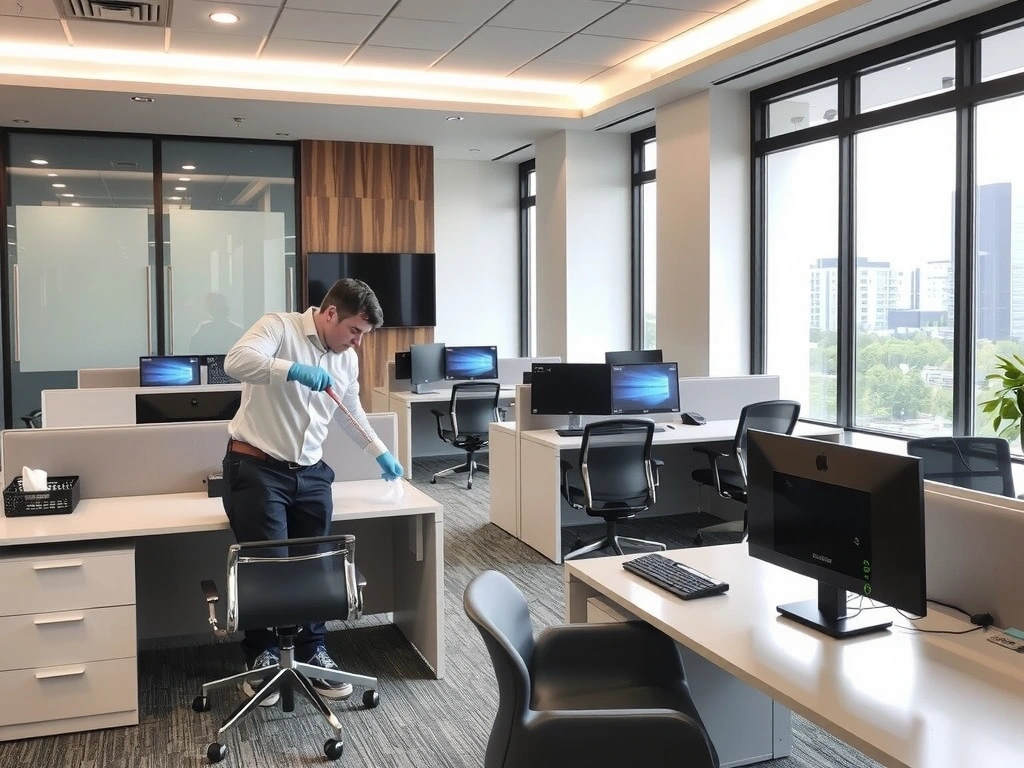 Curățenie comercială birouri și spații de lucru